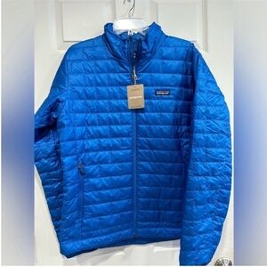 Patagonia Men’s XL Nano Puff Jacket Puffer NWT Endless Blue Puffy Insulated